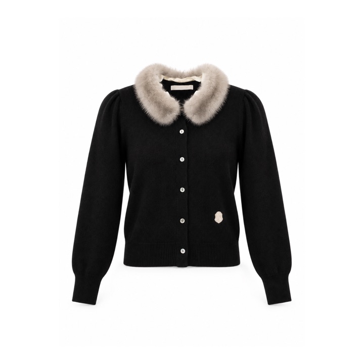 Etoile Fur Collar Knit