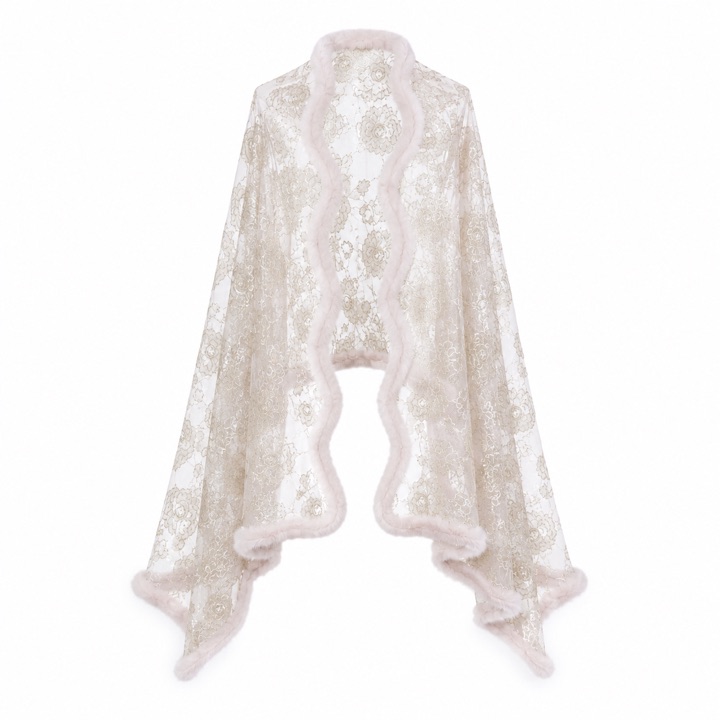 Manon French Lace Shawl